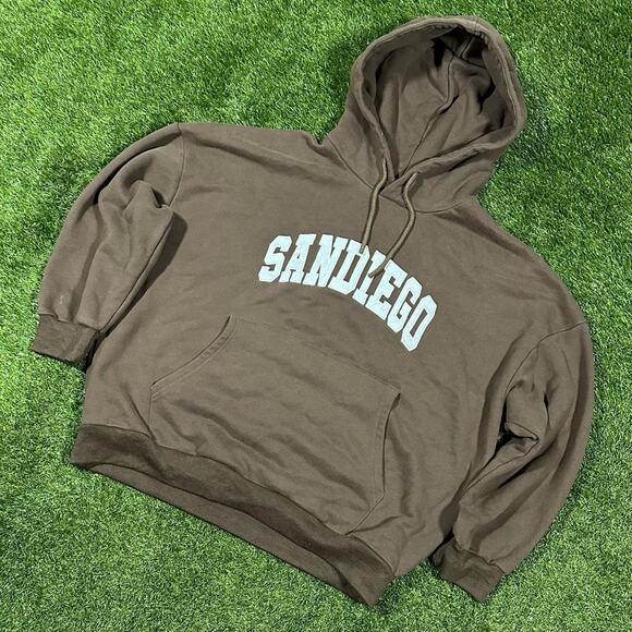 Faded Brown San Diego Hoodie - Picture 1 of 2